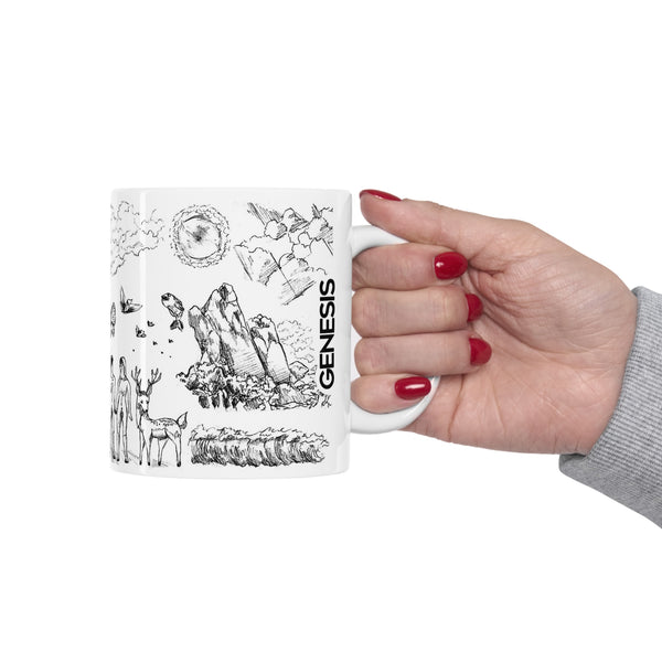 Genesis Mug Black and White 11oz