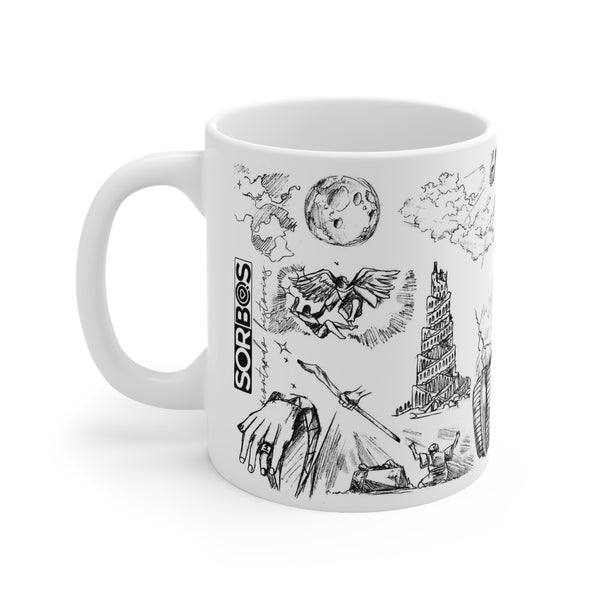 Genesis Mug Black and White 11oz