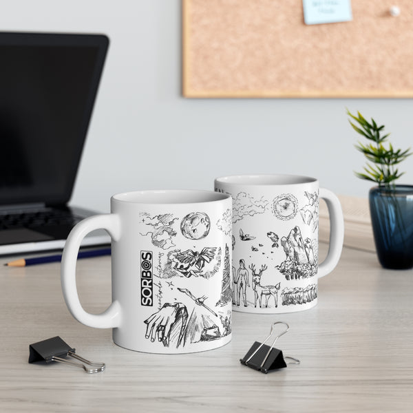 Genesis Mug Black and White 11oz