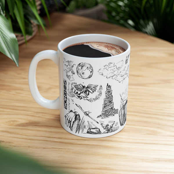 Genesis Mug Black and White 11oz