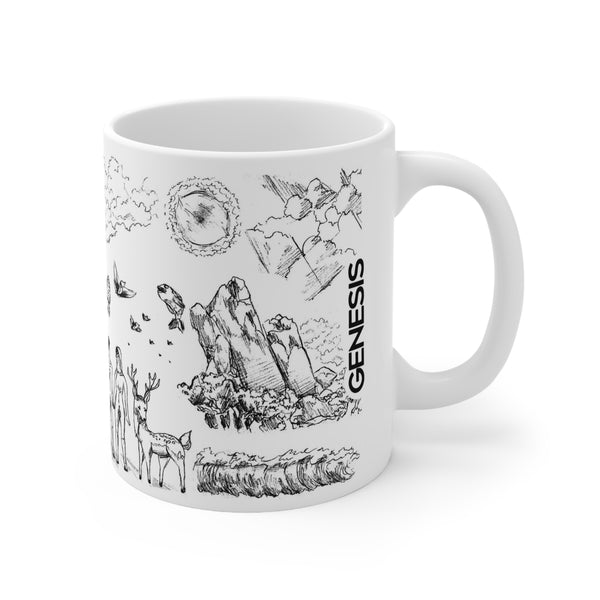 Genesis Mug Black and White 11oz